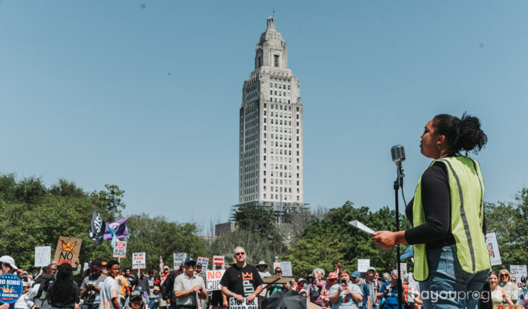 Baton Rouge No Kings Rally Draws Big Turnout, Sharp Calls for Voter Action