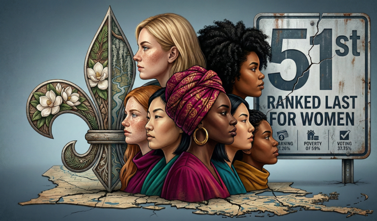 The Bottom of the Barrel: Louisiana Ranked Worst State for Women in 2026